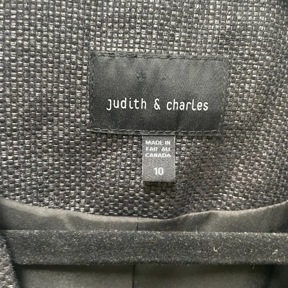 Judith and Charles black jacket linen and elastomulteste - Picture 3 of 4